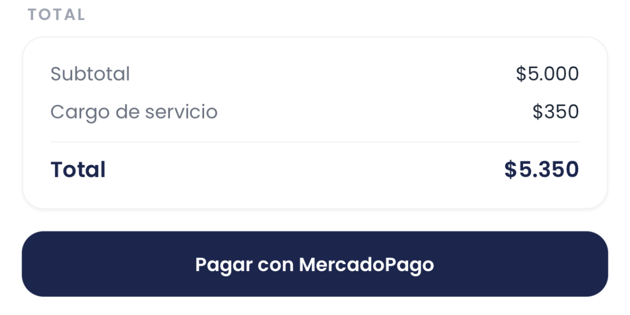 Pagos en Festivia